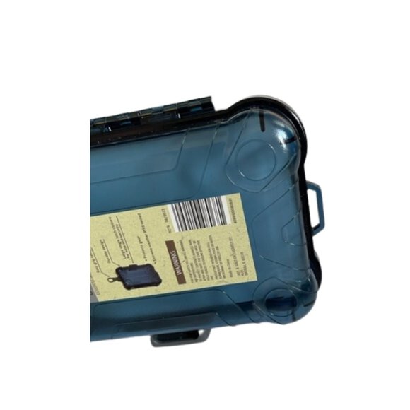 Watertight Storage Case w/Easy Grip Tether for Outdoor Protection. Blue  NWT - Picture 3 of 9